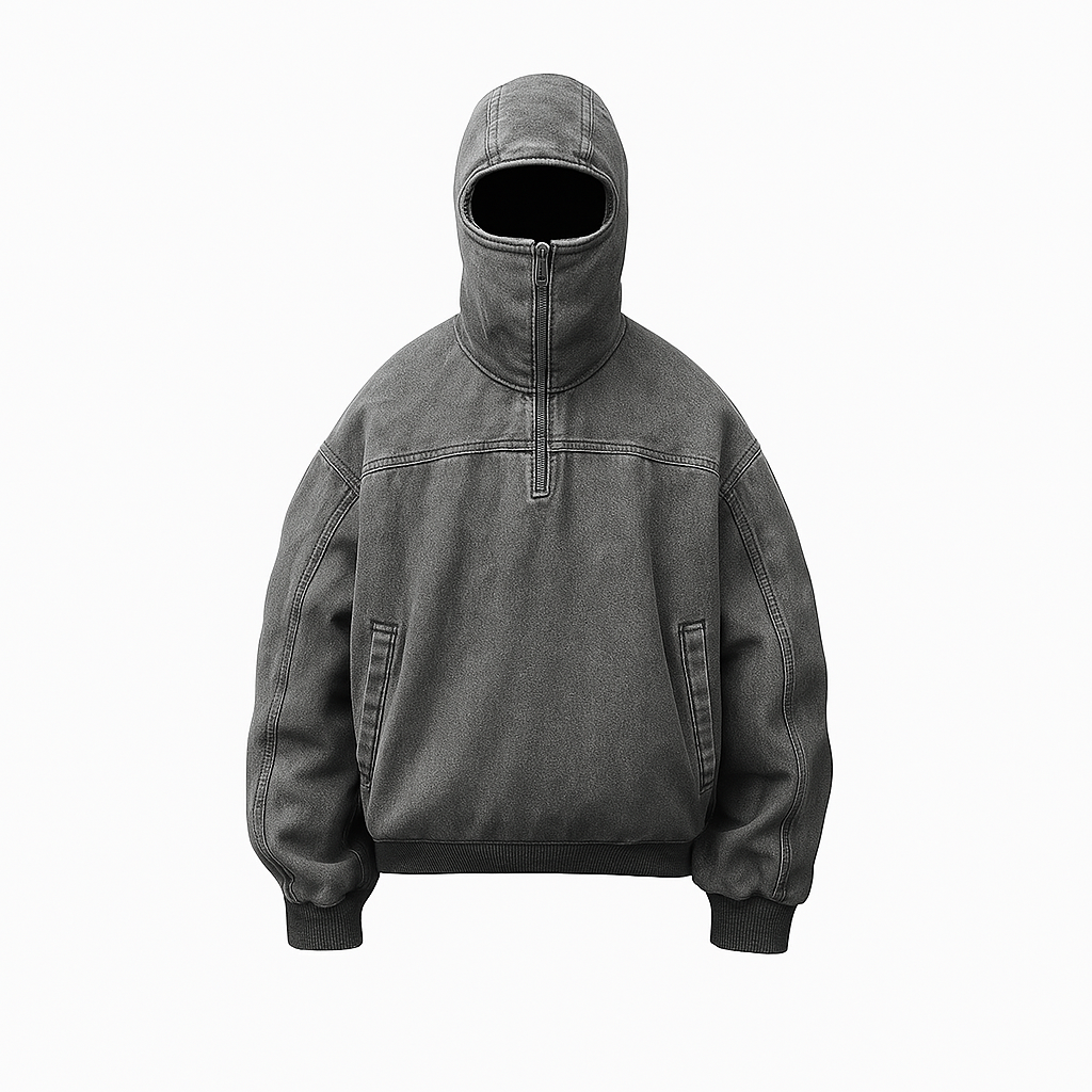 Blusa Mask Phantom Denim